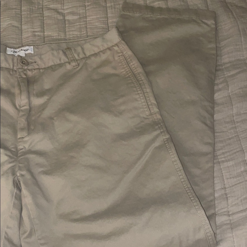 Calvin Klein Men's Khaki Chinos